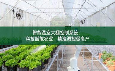 智能温室大棚控制系统:科技赋能农业,精准调控促高产